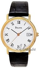 Bulova Straps Gold Tone White Dial Bulova Straps Gold Tone White Dial