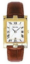 Bulova Straps Gold Tone White Dial Bulova Straps Gold Tone White Dial