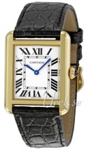 Cartier Tank Solo Silver Dial Croco Strap Cartier Tank Solo Silver Dial Croco Strap