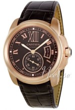 Cartier Calibre de Cartier Brown Dial Croco Strap Cartier Calibre de Cartier Brown Dial Croco Strap