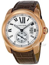 Cartier Calibre de Cartier Silver Dial Croco Strap Cartier Calibre de Cartier Silver Dial Croco Strap