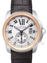 Cartier Calibre de Cartier Silver Dial Croco Strap Cartier Calibre de Cartier Silver Dial Croco Strap