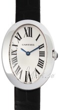 Cartier Baignoire Silver Dial Croco Strap