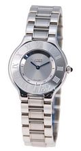 Cartier 21 Must Silver Dial Bracelet Unisex Cartier 21 Must Silver Dial Bracelet Unisex