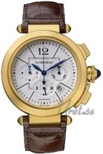 Cartier Pasha Gold Rose Gold Silver Dial