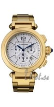 Cartier Pasha Gold Yellow Gold Silver Dial