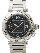 Cartier Pasha Black Dial Bracelet