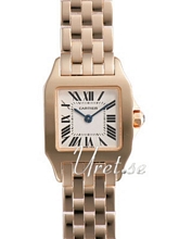 Cartier Santos Dumont Silver Dial Rose Gold Bracelet Ladies Cartier Santos Dumont Silver Dial Rose Gold Bracelet Ladies