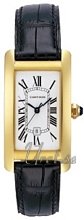 Cartier Tank Americaine Gold Medium Yellow Gold Silver Dial