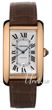 Cartier Tank Americaine Gold XL Rose Gold Silver Dial