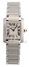 Cartier Tank Francaise Silver Dial Two Toned Bracelet Ladies
