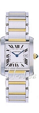 Cartier Tank Francaise Silver Dial Two Toned Bracelet Midsize
