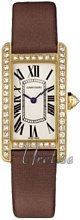 Cartier Tank Americaine Jewelry Yellow Gold Silver Dial
