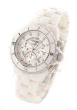 Chanel J12 Chronograph Ceramic White Dial
