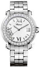 Chopard Happy Sport White Gold White Dial