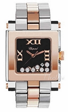 Chopard Happy Sport Steel/Rose Gold Black Dial
