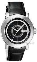 Dolce & Gabbana D&G Central Park Black Dial Leather