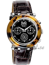 Dolce & Gabbana D&G Jesse J Black Dial Leather