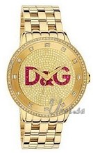 Dolce & Gabbana D&G Prime Time Gold Dial Gold Tone Bracelet Dolce & Gabbana D&G Prime Time Gold Dial Gold Tone Bracelet