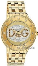 Dolce & Gabbana D&G Prime Time Gold Dial Gold Tone Bracelet Dolce & Gabbana D&G Prime Time Gold Dial Gold Tone Bracelet