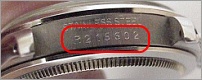 Serienummer på Rolex