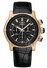 Ebel 1911 BTR Rose Gold Black Dial