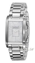 Emporio Armani Super Slim Vit/St�l 30x24.5 mm