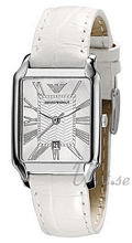 Emporio Armani Classic White Dial Leather Emporio Armani Classic White Dial Leather