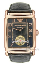 Emporio Armani Meccanico Black Dial Leather Emporio Armani Meccanico Black Dial Leather