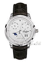 Glash�tte Original Senator Panorama Date Moon Phase Silver Dial