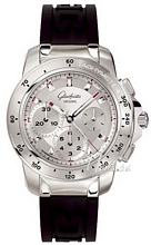 Glash�tte Original Sport Chronograph Silver Dial Rubbe