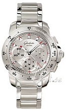 Glash�tte Original Sport Chronograph Silver Dial Brace