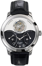 Glash�tte Original PanoTourbillon XL White Gold Silver/Black Dia