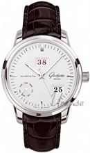Glash�tte Original Senator Kalenderwoche Steel Silver Dial