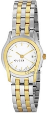 Gucci G Chrono Steel/Gold White Dial