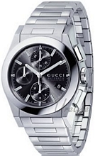 Gucci Pantheon Chronograph Steel Black Dial Gucci Pantheon Chronograph Steel Black Dial