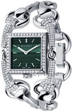 Gucci Signoria Medium White Gold Green Dial Gucci Signoria Medium White Gold Green Dial