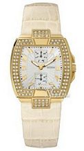 Guess Prism Silver Dial Leather Strap Guess Prism Silver Dial Leather Strap