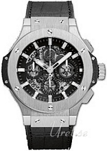 Hublot Big Bang Aero Bang Svart/L�der �44.5 mm