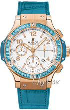 Hublot Tutti Frutti Gold Vit/Läder Ø41 mm Hublot Tutti Frutti Gold Vit/Läder Ø41 mm