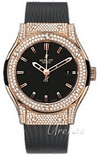Hublot Classic Fusion 42 mm Svart/Gummi �42 mm