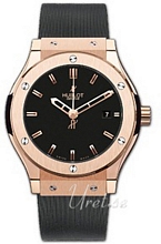 Hublot Classic Fusion 42 mm Svart/Gummi �42 mm