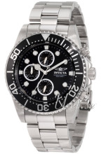 Invicta Pro Diver Svart/St�l �44 mm