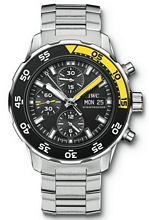IWC Aquatimer Chronograph Black Dial Bracelet IWC Aquatimer Chronograph Black Dial Bracelet