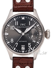 IWC Pilots Classic Big Black Dial White Gold