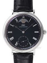 IWC Vintage Collection Portofino Black Dial Leather IWC Vintage Collection Portofino Black Dial Leather