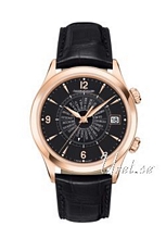 Jaeger LeCoultre Master Control Black Dial Croco Strap