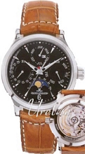 Jaeger LeCoultre Master Control Perpetual Black Dial Steel Leath