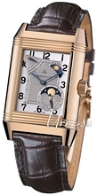 Jaeger LeCoultre Reverso Grande Sun Moon Pink Gold Leather