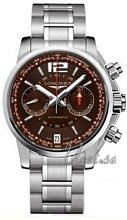 Longines Admiral Chronograph Brown Dial Bracelet